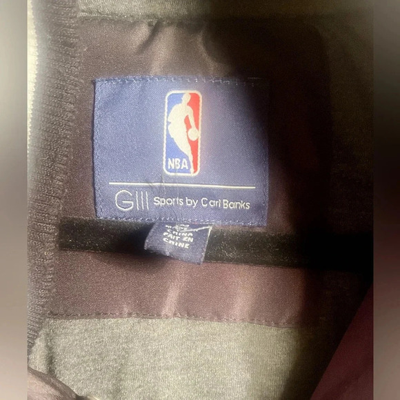 Toronto Raptors snap button bomber long sleeve outerwear lightweight jacket M - Picture 2 of 4